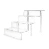 4-Tier Clear Acrylic Display Riser Shelf