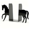 Horse Decorative Bookend Stand – Stylish Black Metal Book Holder for Home & Office