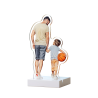 Customized Acrylic Photo Stand – Personalized Cut-Out Picture Display