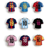 Messi Acrylic Cut-Out Collectible – Reverse UV Printed Jersey Designs (10, 19, 30)