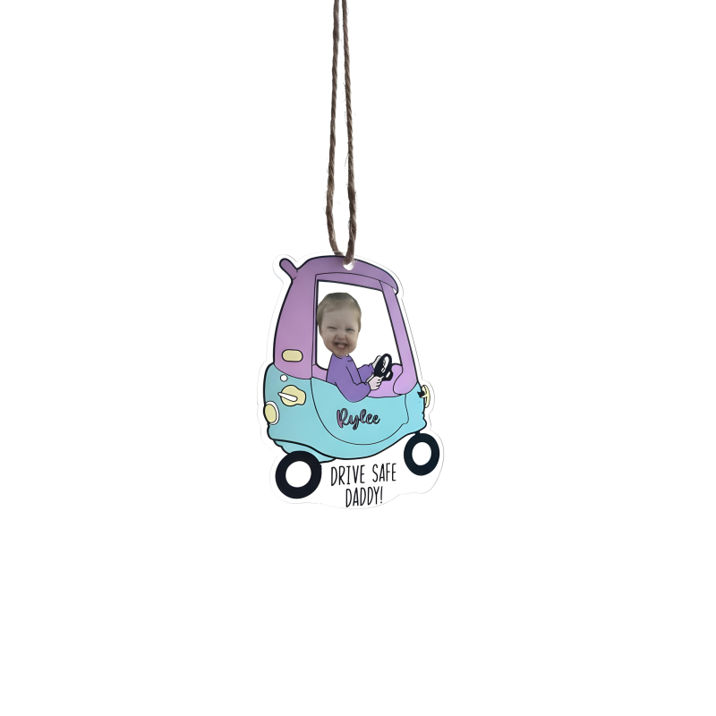 Rylee’s Drive Safe Daddy Car Charm – Gift for Dad