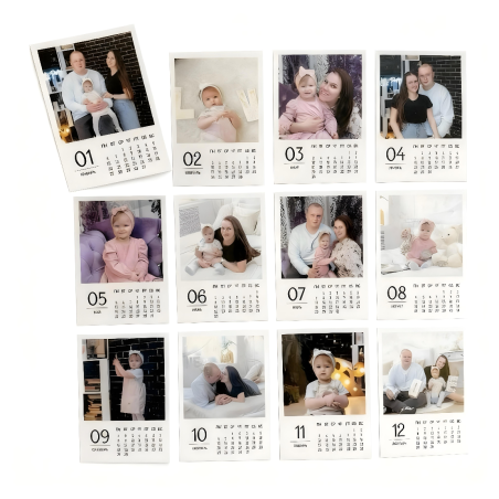 Family Moments Fridge Magnet Calendar