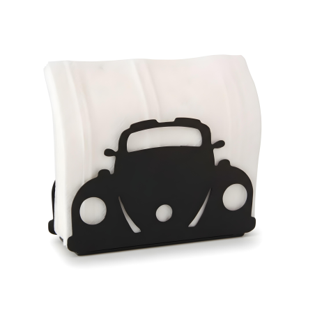 Vintage Car Napkin Holder – Black Metal Kitchen & Dining Table Organizer