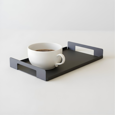 Minimalist Black Serving Tray