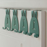 Cute Rabbit Over-the-Door Hook Rack - 4 Pcs