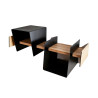 Modern Geometric Side Shelves – Dubai Home Décor