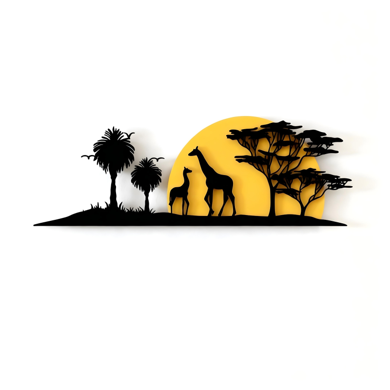 African Savannah Acrylic Wall Art